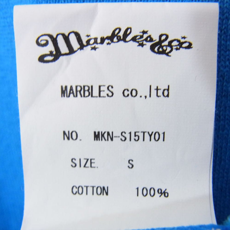 MARBLES マーブルズ MKN-S15TY01 ロゴ ニット スター 星 Tシャツ ブルー系 S【中古】