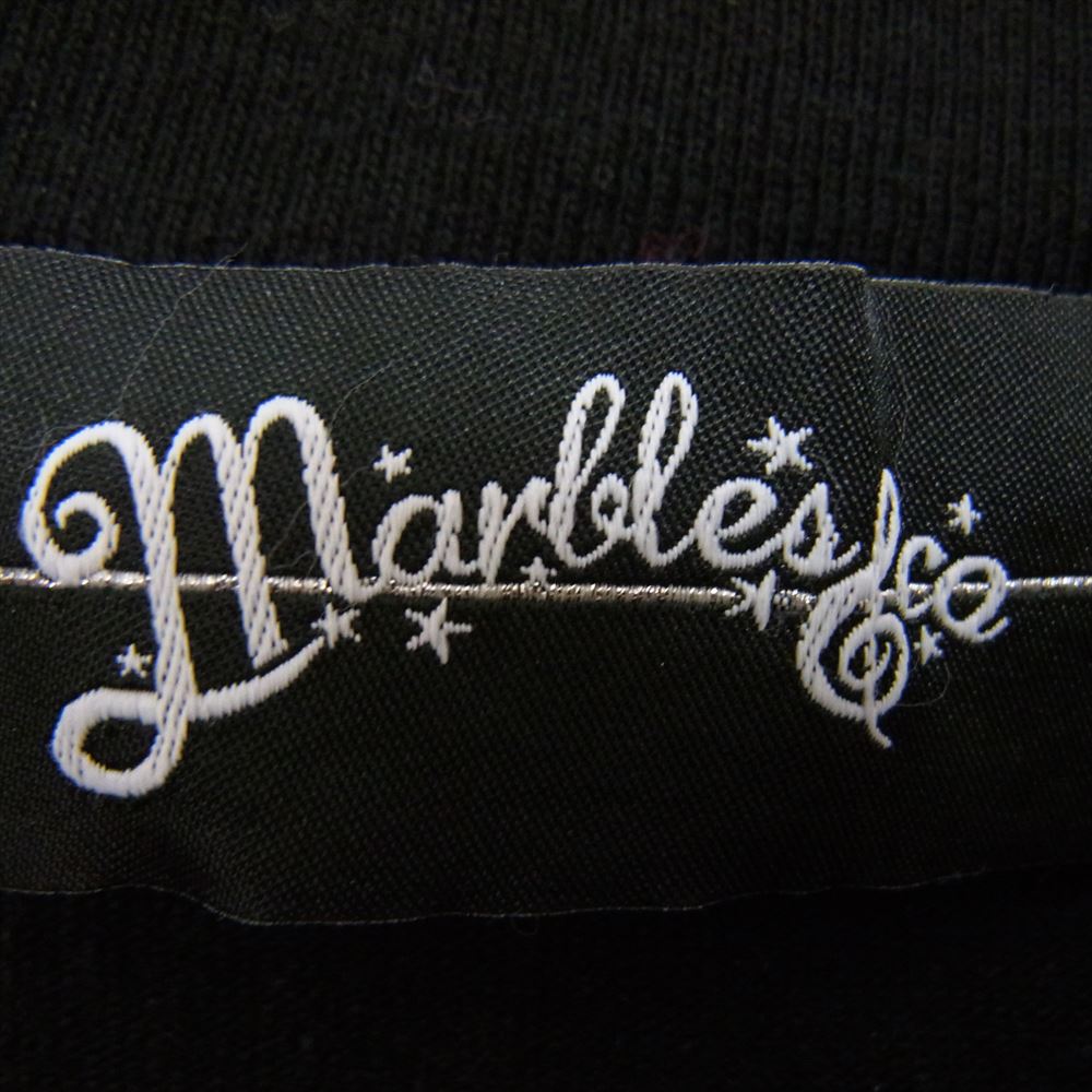 MARBLES マーブルズ MST-S18B201 ロゴ プリント Tシャツ ブラック系 L【中古】