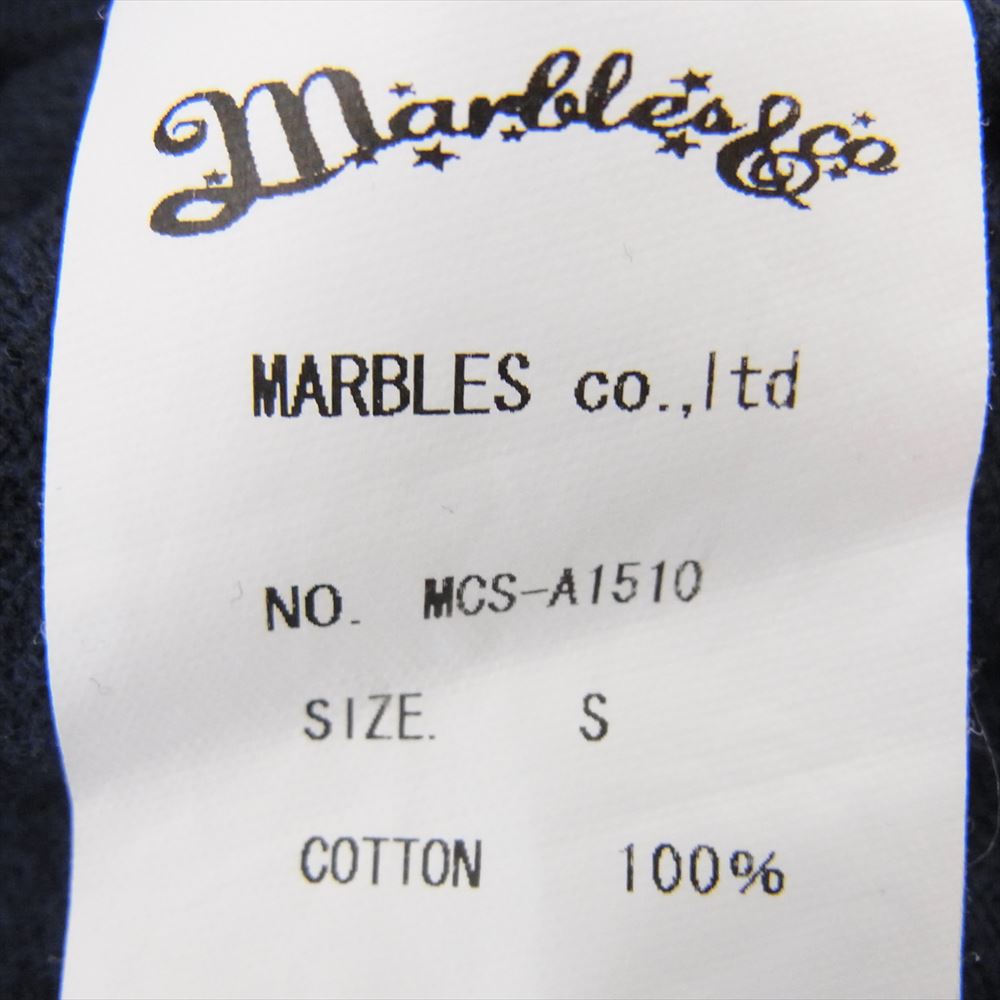 MARBLES マーブルズ MCS-A1510 AIR KNIT RAGLAN CUT SEW エアー ニット ラグラン カットソー ネイビー系 S【中古】