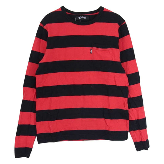 MARBLES マーブルズ MCS-A1513 BORDER T-SHIRT ボーダー Tシャツ カットソー レッド系 S【中古】