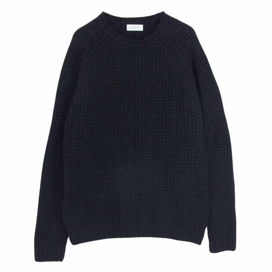 サタデーズ ニューヨークシティ ワッフル ニット セーター ブラック系 M【中古】