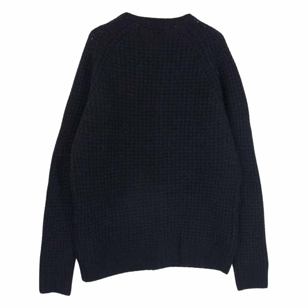 サタデーズ ニューヨークシティ ワッフル ニット セーター ブラック系 M【中古】
