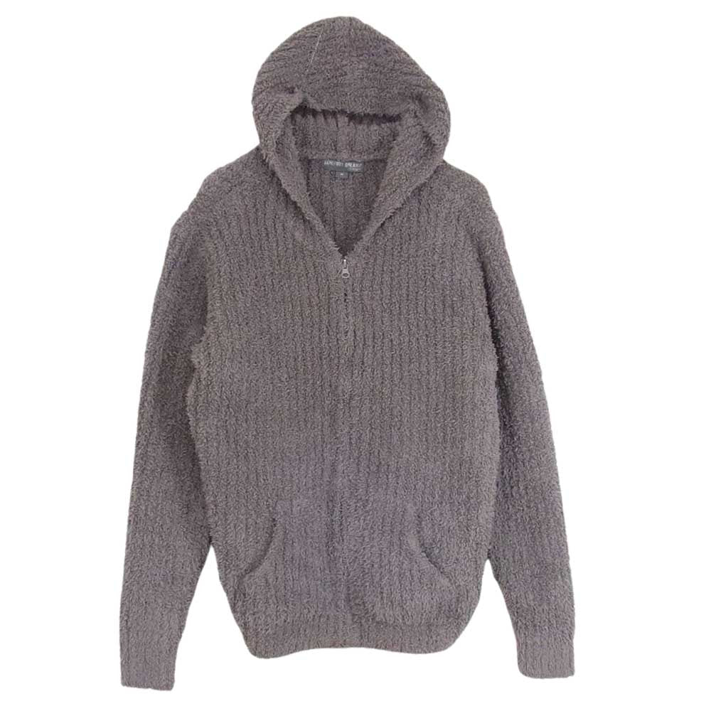 ベアフットドリームス  ジップアップ パイル パーカー ボア フリース グレー系 M【中古】