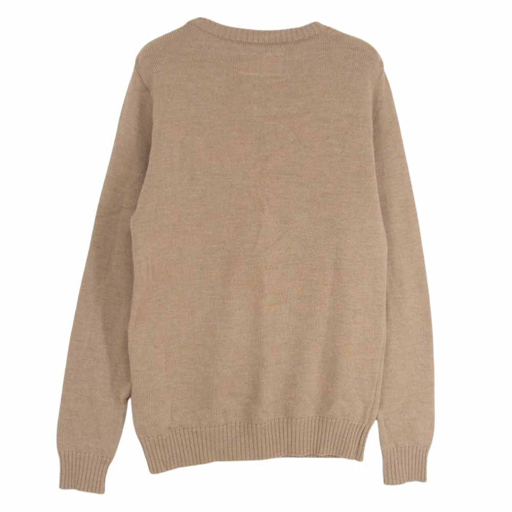 WACKO MARIA ワコマリア 16SS 16SS-WMK-KN01 GUILTY PARTIES CLASSIC CREW NECK SWEATER クラシック クルーネック セーター ニット ブラウン系 M【中古】