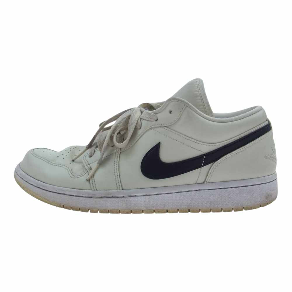 NIKE ナイキ DC0774-121 WMNS Air Jordan 1 Low Coconut Milk ウィメンズ エアジョーダン1 ロー スニーカー オフホワイト系 ブラック系 28.0cm【中古】
