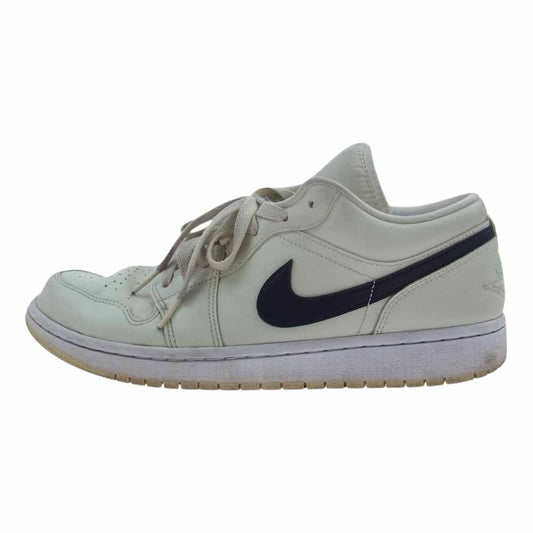 NIKE ナイキ DC0774-121 WMNS Air Jordan 1 Low Coconut Milk ウィメンズ エアジョーダン1 ロー スニーカー オフホワイト系 ブラック系 28.0cm【中古】
