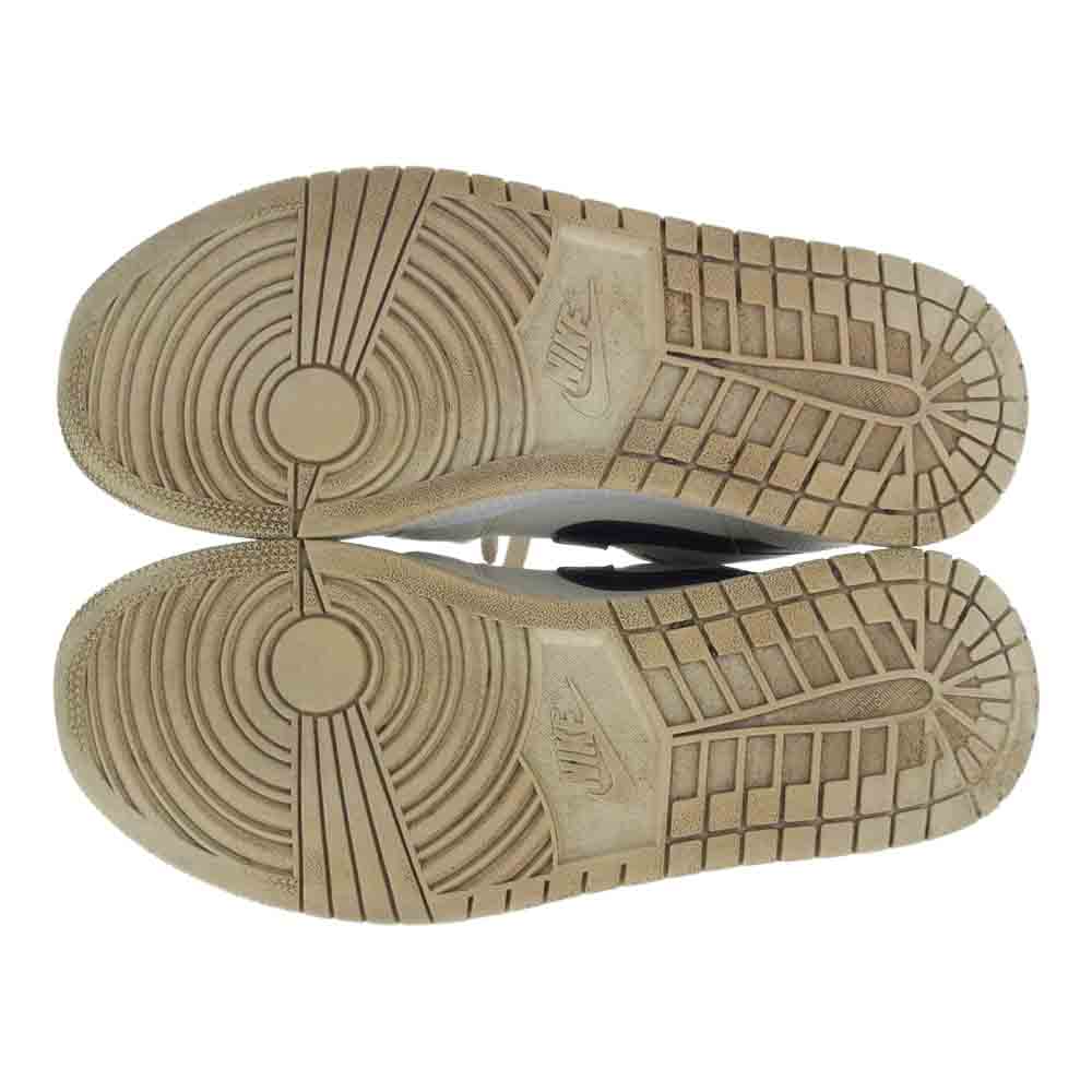 NIKE ナイキ DC0774-121 WMNS Air Jordan 1 Low Coconut Milk ウィメンズ エアジョーダン1 ロー スニーカー オフホワイト系 ブラック系 28.0cm【中古】