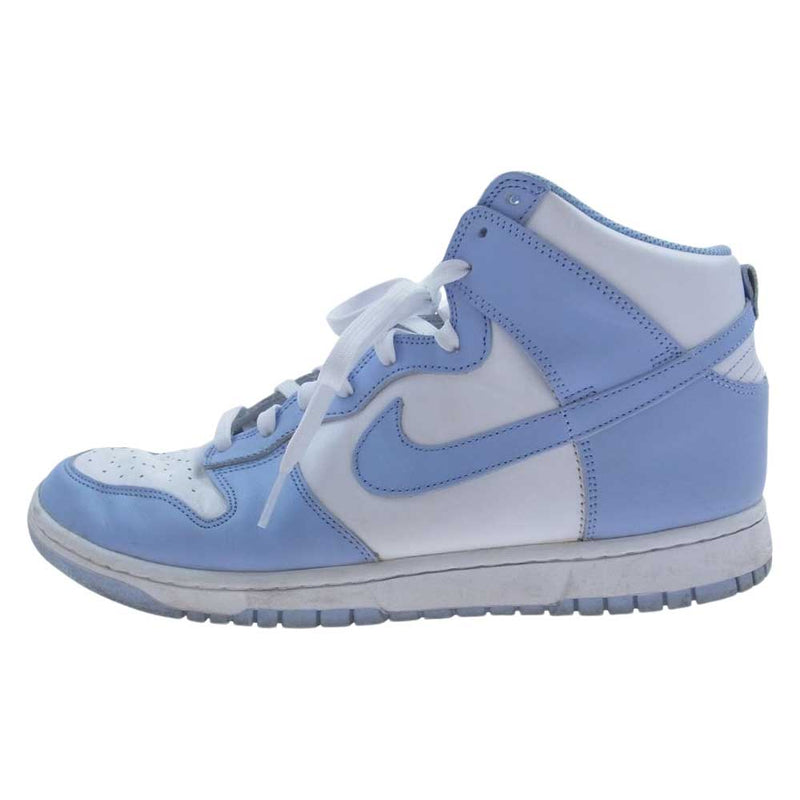 NIKE ナイキ DD1869-107 WMNS Dunk High Aluminium ウィメンズ ダンク ハイ アルミニウム スニーカー ライトブルー系 ホワイト系 29cm【中古】