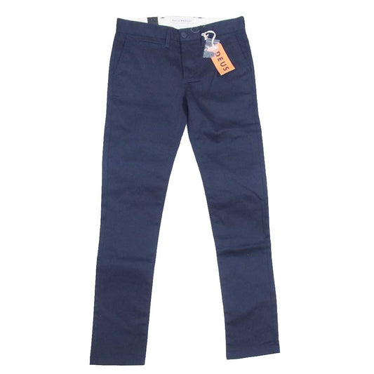 デウスエクスマキナ Ford Pant SLIM LEG チノパンツ ネイビー系 28【新古品】【未使用】【中古】