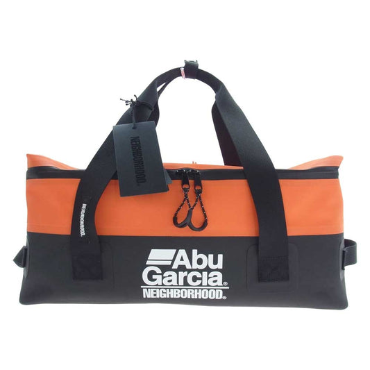 NEIGHBORHOOD ネイバーフッド 201PFAGN-CG02 Abu Garcia アブガルシア NHAB 3WAY TOOL BAG PE-LUGGAGE ブラック系 オレンジ系 F【中古】