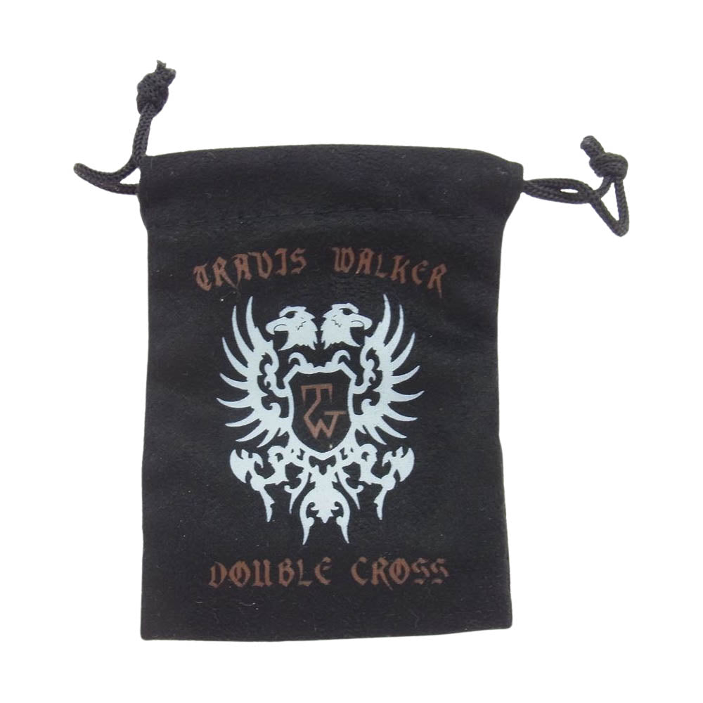 TRAVIS WALKER トラヴィスワーカー ダブルクロス アロー チゼルド加工 クロス ペンダント ペンダントトップ シルバー系【中古】