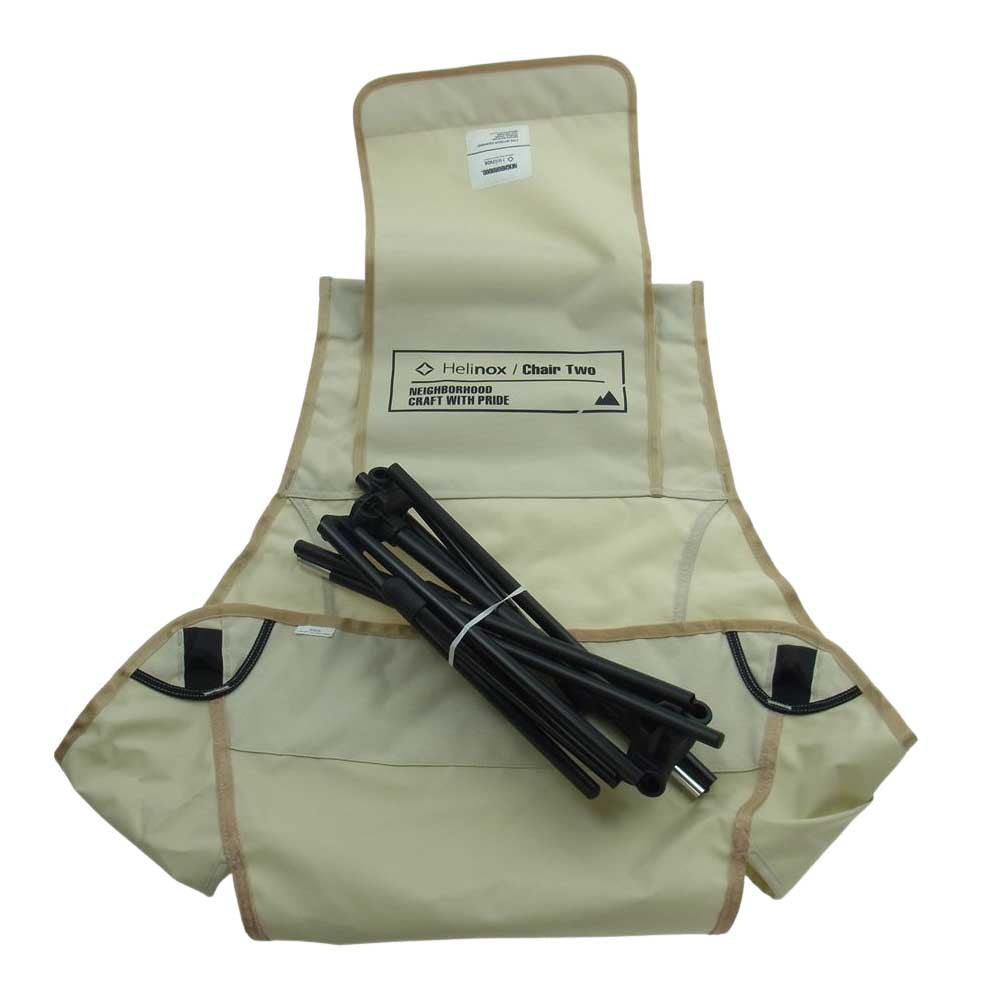 NEIGHBORHOOD ネイバーフッド Helinox ヘリノックス 221HXHXN-AC03 HX E-CHAIR TWO キャンプ チェア 椅子 クリーム系【中古】
