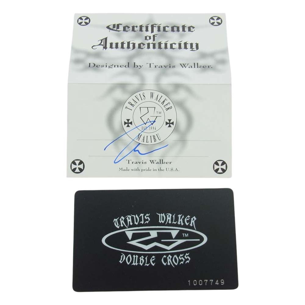 TRAVIS WALKER トラヴィスワーカー DAGGER PENDANT ダブルクロス ダガー ペンダント ペンダントトップ シルバー系【中古】