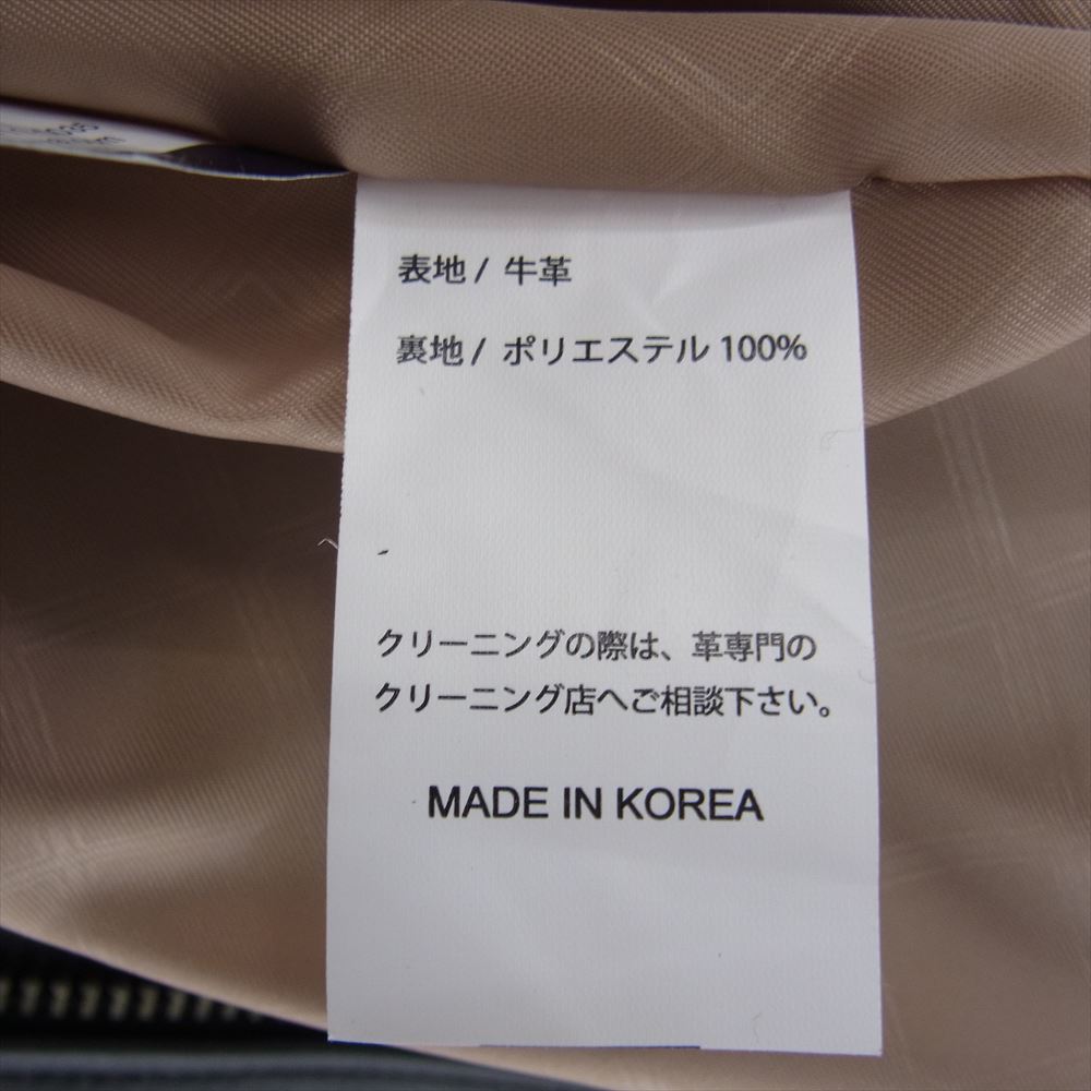 KADOYA カドヤ LRS1642 TWR-2 K'S LEATHER ダブル ライダース ジャケット ブラック系 S【美品】【中古】