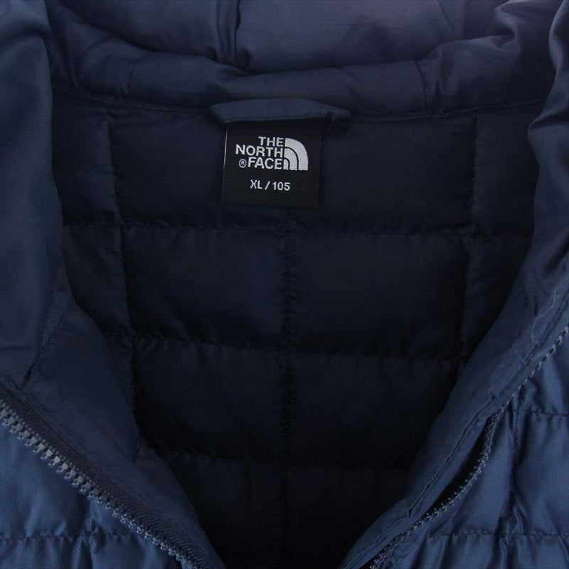 THE NORTH FACE ノースフェイス NY51803Z ティーボールテック キルト フーディ ジャケット ネイビー系 XL【中古】