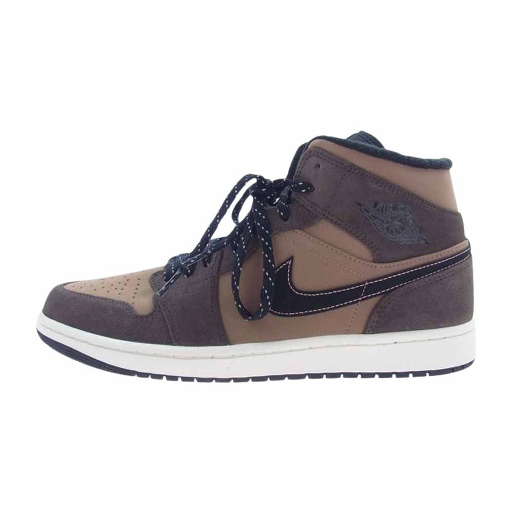 NIKE ナイキ DC7294-200 Air Jordan 1 Mid SE Dark Chocolate エアジョーダン1 ミッド SE ダークチョコレート スニーカー ブラック系 ダークブラウン系 ライトブラウン系 28cm【新古品】【未使用】【中古】
