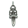 CHROME HEARTS クロムハーツ（原本無） #5 DAGGER ダガー チャーム ペンダントトップ シルバー系【中古】