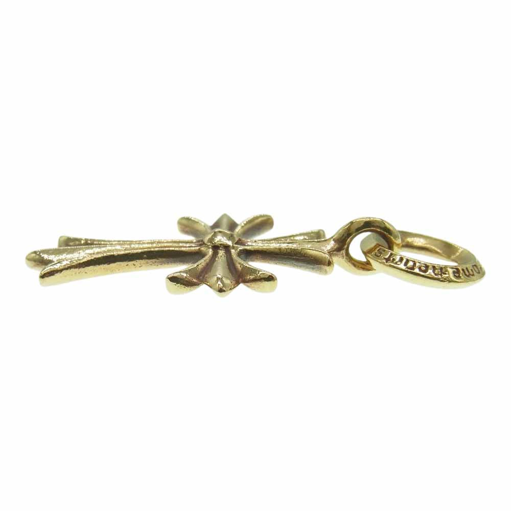 CHROME HEARTS クロムハーツ（原本無） 22K TINY CH CROSS タイニー CHクロス チャーム オールド ペンダントトップ ゴールド系【中古】