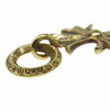 CHROME HEARTS クロムハーツ（原本無） 22K TINY CH CROSS タイニー CHクロス チャーム オールド ペンダントトップ ゴールド系【中古】