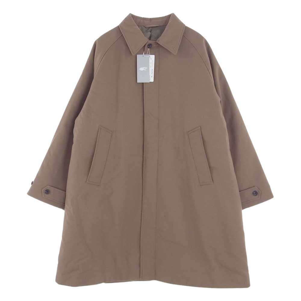 BEAMS ビームス SOLOTEX イージーフィット ステンカラーコート ブラウン系 S【美品】【中古】