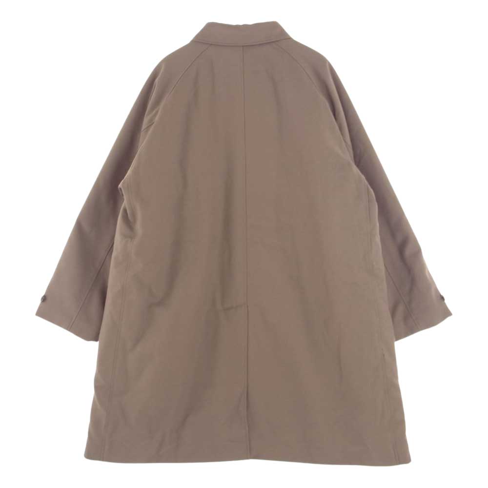 BEAMS ビームス SOLOTEX イージーフィット ステンカラーコート ブラウン系 S【美品】【中古】
