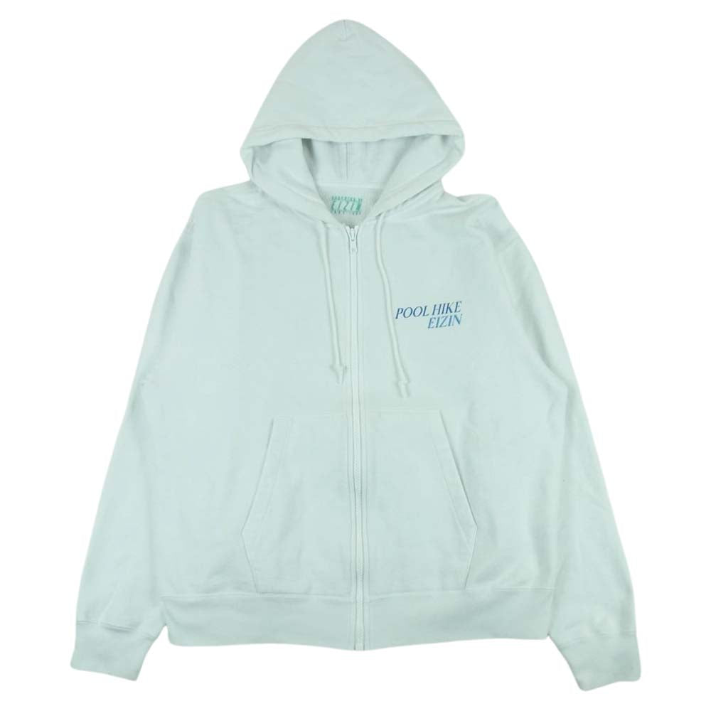 UNITED ARROWS ユナイテッドアローズ BY2019P B&Y EIZIN SUZUKI 鈴木英人 スズキエイジン 別注 フルジップ パーカー フーディ ホワイト系 XL【中古】