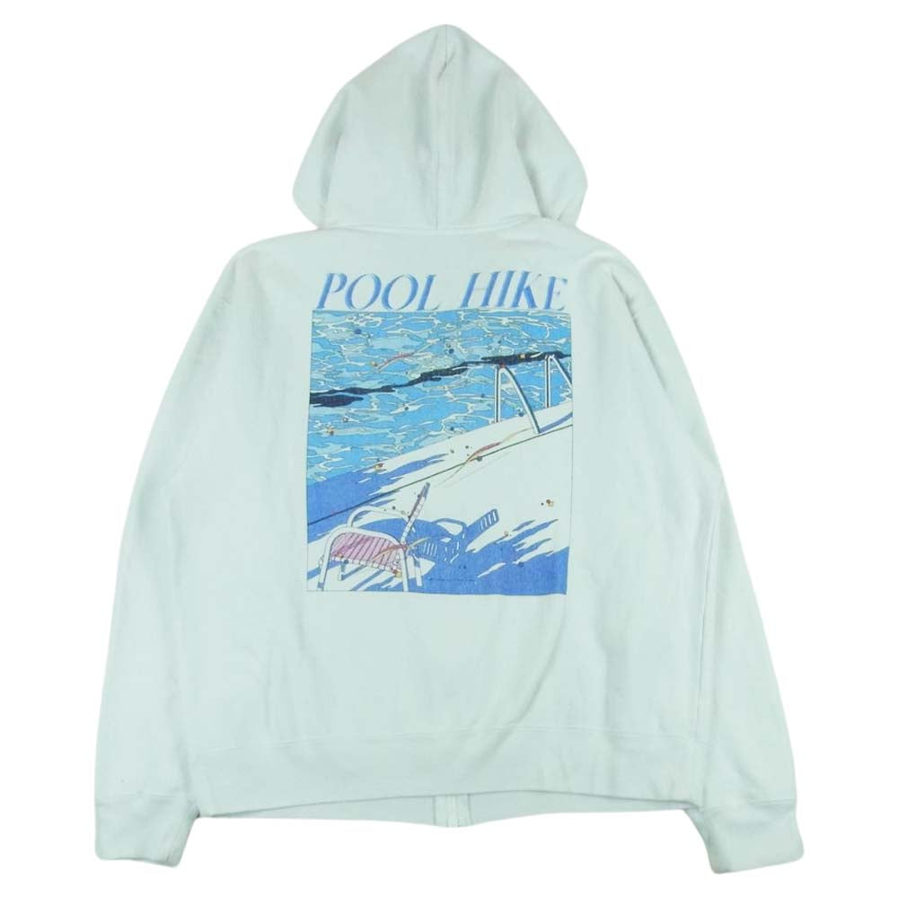 UNITED ARROWS ユナイテッドアローズ BY2019P B&Y EIZIN SUZUKI 鈴木英人 スズキエイジン 別注 フルジップ パーカー フーディ ホワイト系 XL【中古】