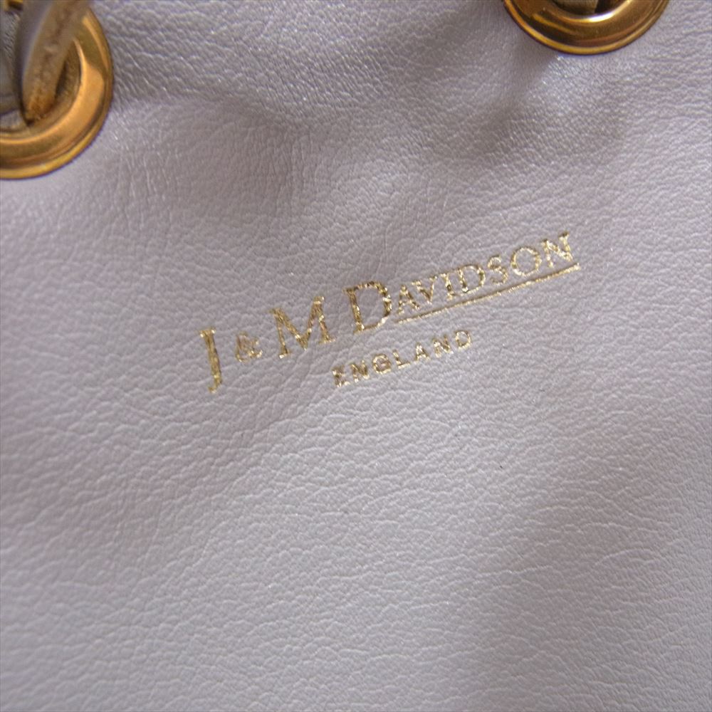 J&M Davidson ジェイアンドエムデヴィッドソン フリンジ カーニバル レザー ショルダーバッグ グレー系【中古】