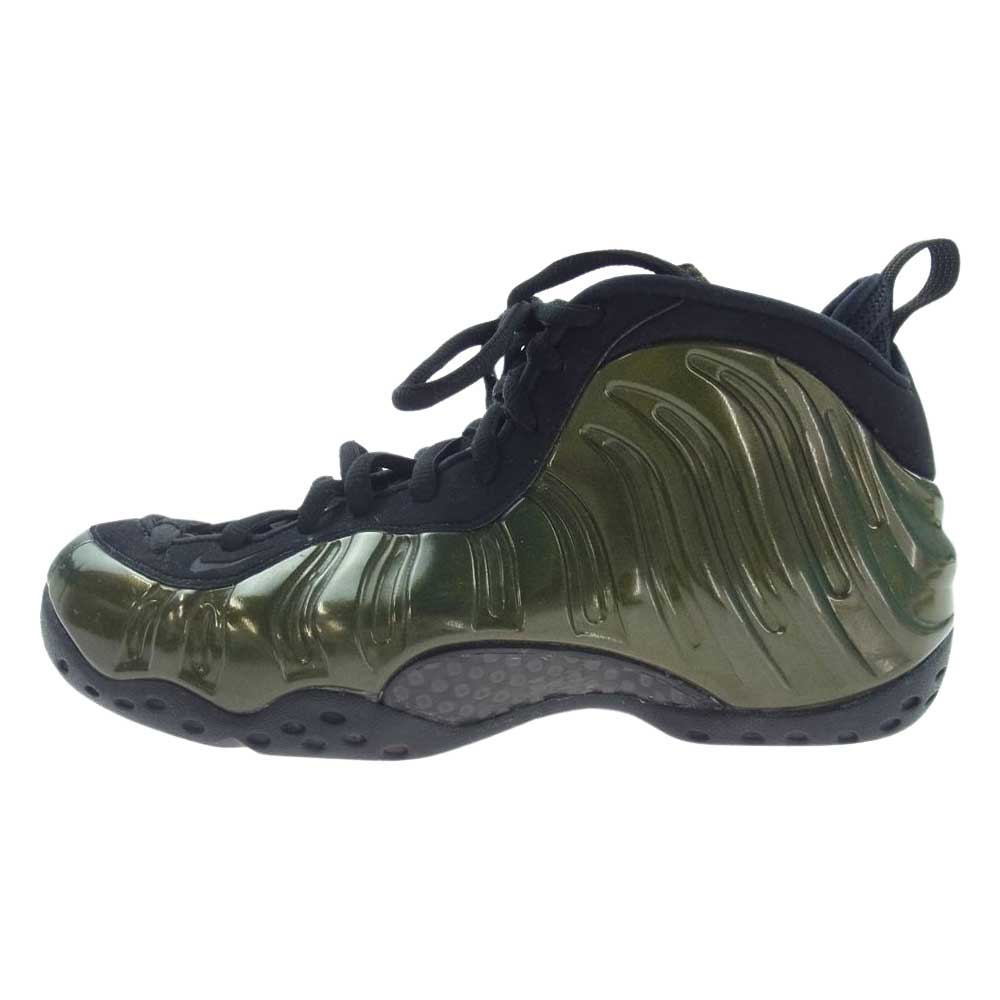 NIKE ナイキ 314996-301 Air Foamposite One Legion Green エアフォームポジット ワン レギオン グリーン スニーカー ブラック系 グリーン系 25cm【中古】