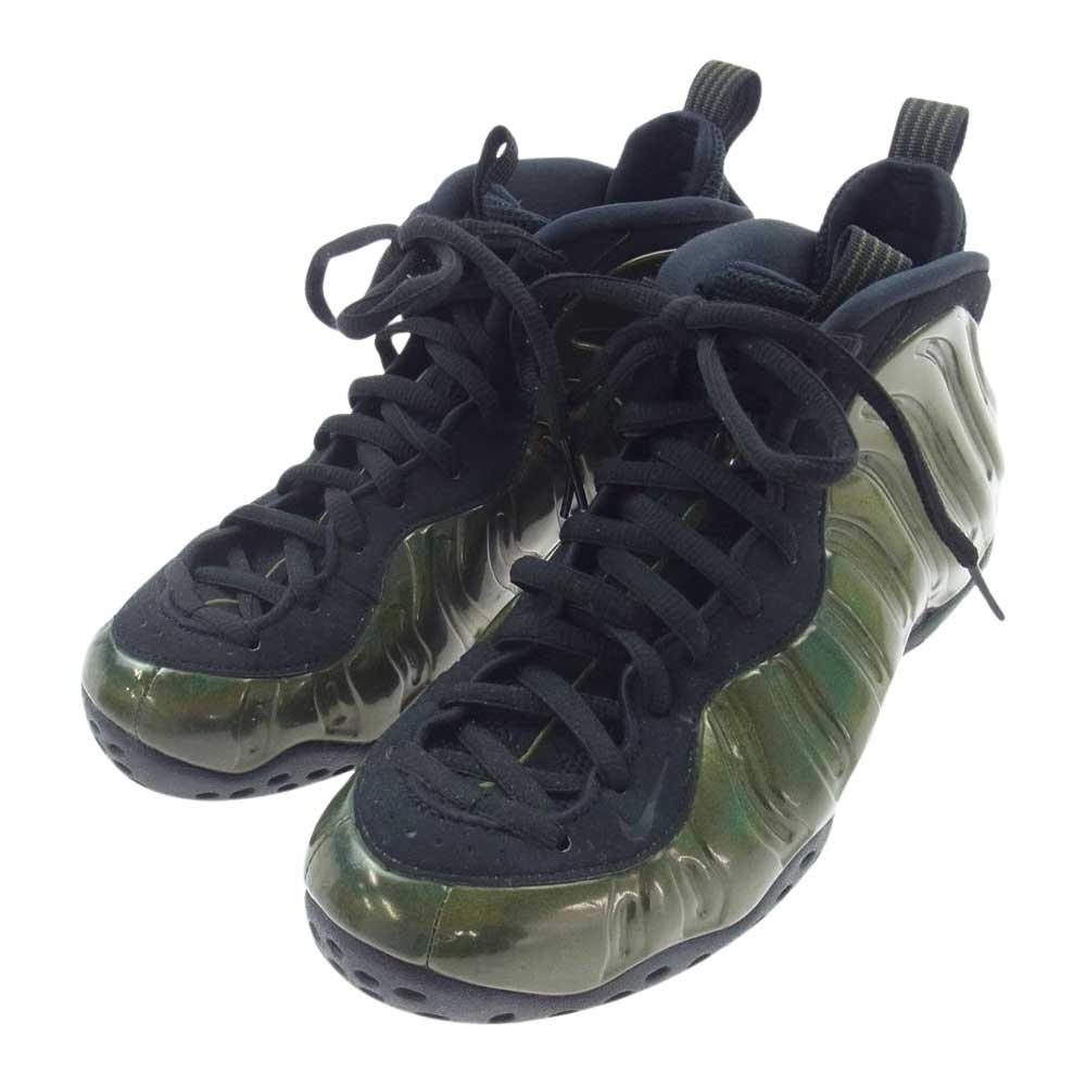 NIKE ナイキ 314996-301 Air Foamposite One Legion Green エアフォームポジット ワン レギオン グリーン スニーカー ブラック系 グリーン系 25cm【中古】