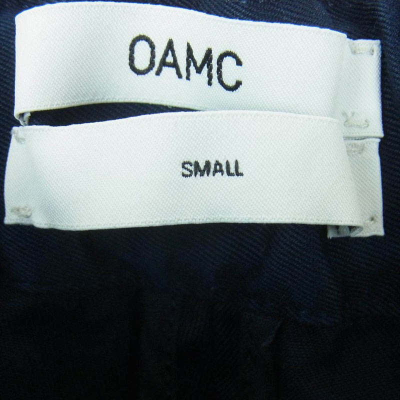 オーエーエムシー OAMP310731 REGS JOGGERS ZIP CROPPED PANTS テクノファブリック クロップド ジョガー パンツ ネイビー系 S【中古】