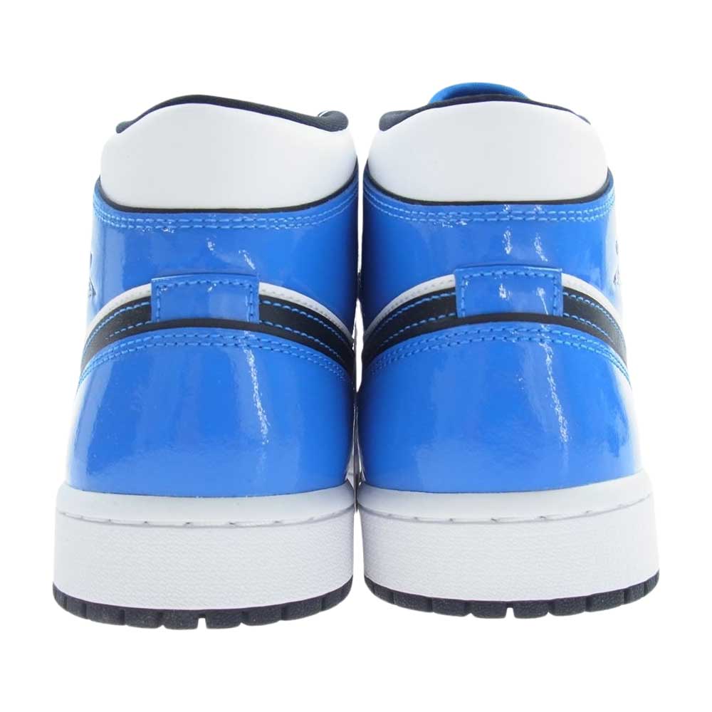 NIKE ナイキ DD6834-402 AIR JORDAN 1 MID SE エアジョーダン 1 ミッド シーズナルエディション シグナル ブルー スニーカー ブルー系 ホワイト系 27.5cm【新古品】【未使用】【中古】
