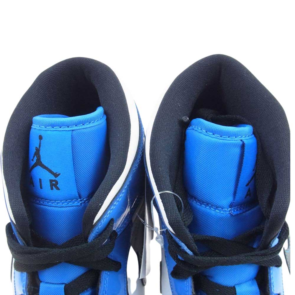 NIKE ナイキ DD6834-402 AIR JORDAN 1 MID SE エアジョーダン 1 ミッド シーズナルエディション シグナル ブルー スニーカー ブルー系 ホワイト系 27.5cm【新古品】【未使用】【中古】