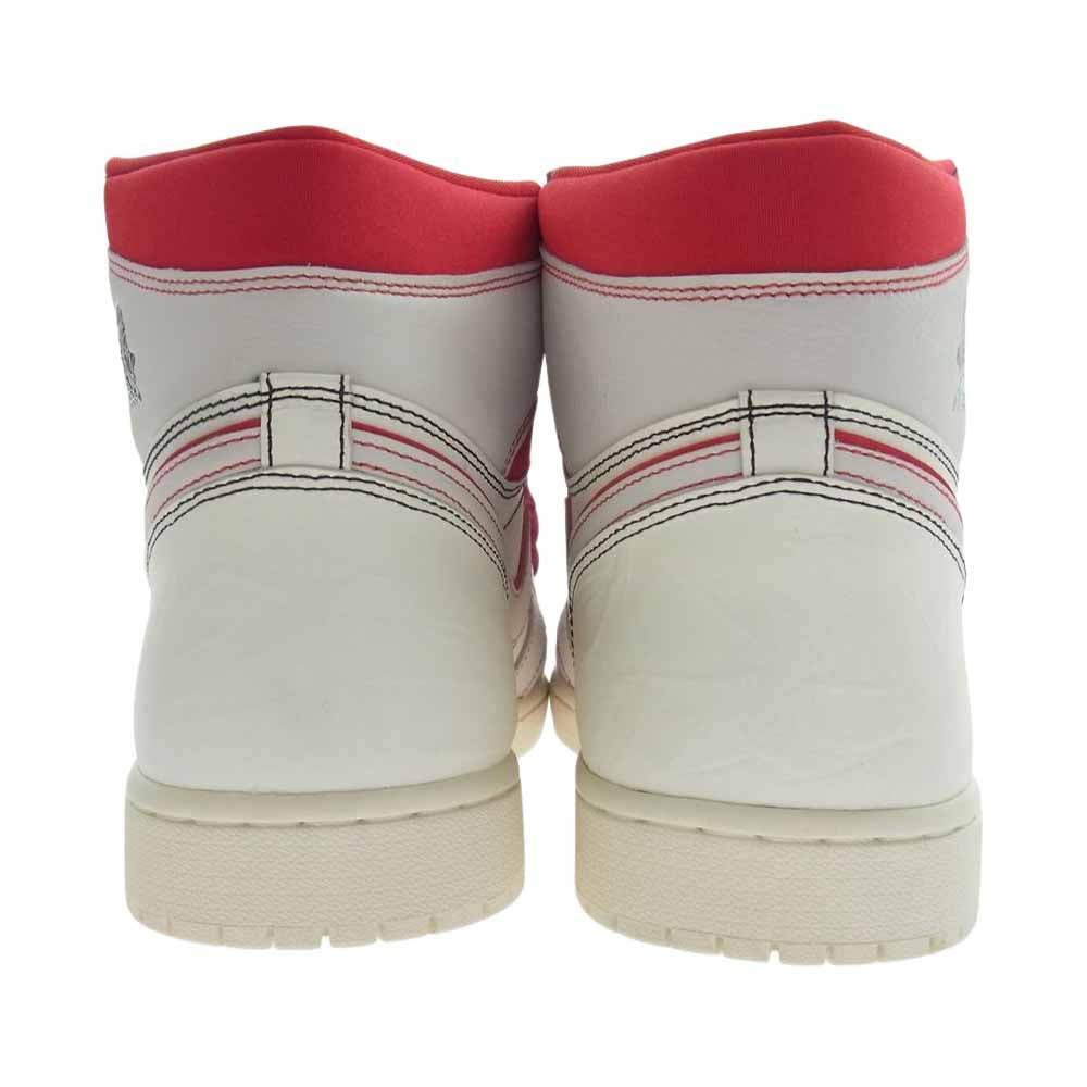 NIKE ナイキ 555088-160 Air Jordan 1 Retro High OG Sail University Red エアジョーダン1 レトロ ハイ OG セイル ユニバーシティ レッド スニーカー ホワイト系 32cm【美品】【中古】