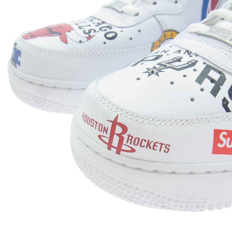 Supreme シュプリーム 18SS AQ8017-10 × NIKE ナイキ AIR FORCE 1 MID 07 エアフォース ミッド スニーカー ホワイト系 29.5cm【極上美品】【中古】