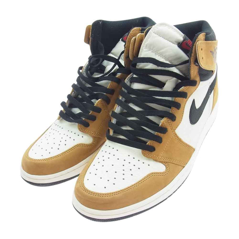 NIKE ナイキ 555088-700 Air Jordan 1 RETRO High Rookie of The Year エアジョーダン1 レトロ ハイ OG ルーキー オブ ザ イヤー スニーカー ブラウン系 32cm【新古品】【未使用】【中古】