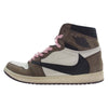NIKE ナイキ CD4487-100 × Travis Scott  トラヴィス・スコット Air Jordan 1 Retro High OG TS SP Sail/Dark Mocha エアジョーダン1 レトロ ハイ OG TS SP セイル/ダークモカ スニーカー マルチカラー系 32cm【中古】