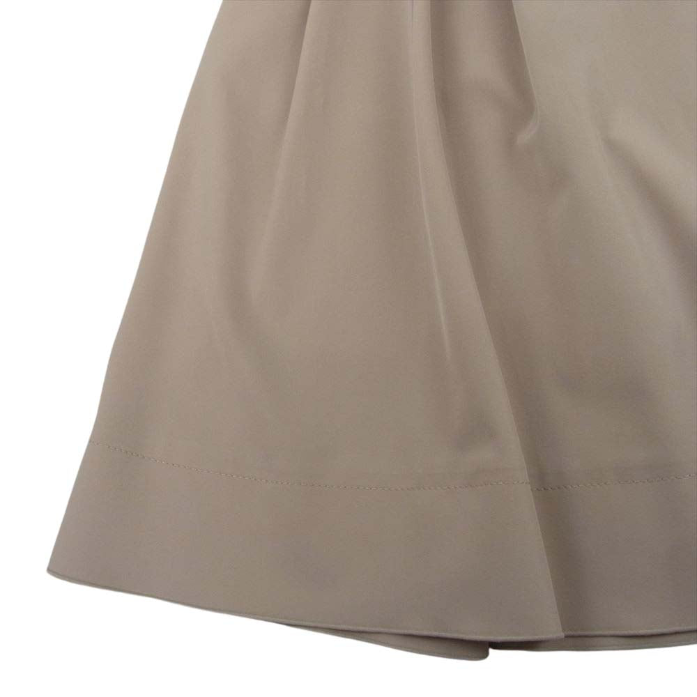 FOXEY フォクシー 24531-APSAN64-2 フレア Aライン プリーツ スカート ベージュ系 38【中古】