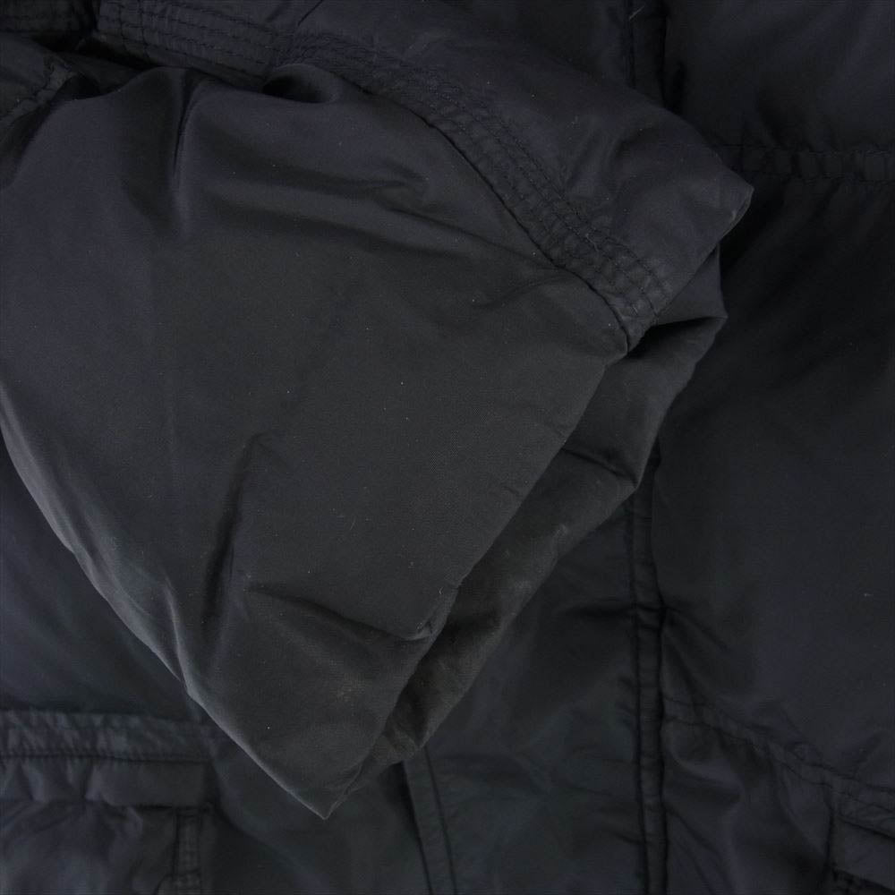 PEUTEREY ピューテリー ラクーン ファー ダウン コート ジャケット ブラック系 48【中古】