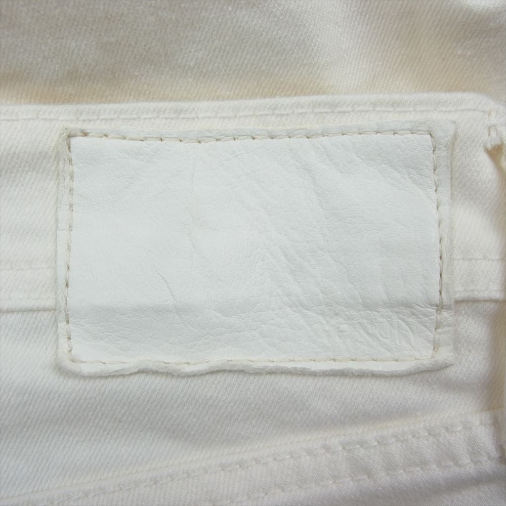 YANUK ヤヌーク 57221011 VINCENT ヴィンセント スリムテーパード パンツ ホワイト系 31【中古】