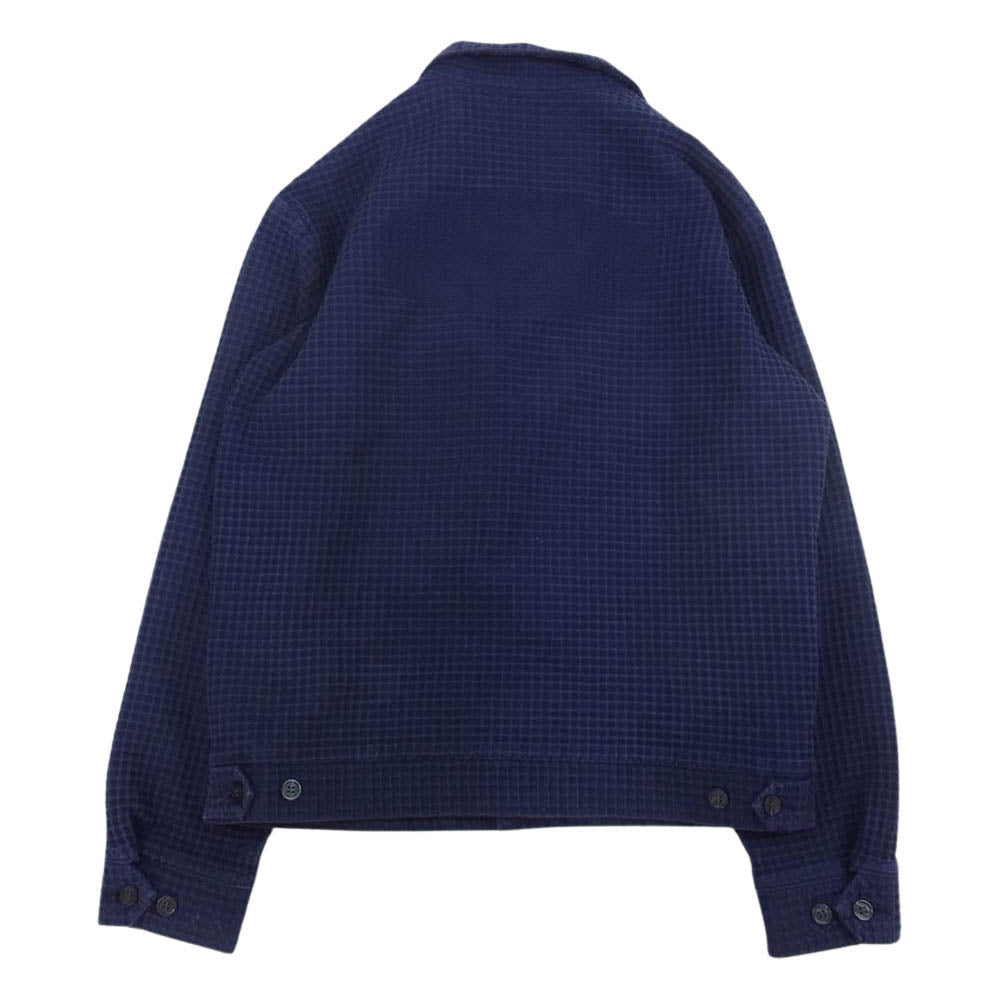 TENDERLOIN テンダーロイン T-WAFFLE JKT ワッフル ジャケット ボタンダウン パープル系 S【中古】