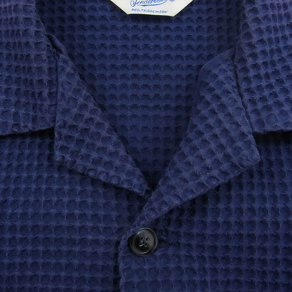 TENDERLOIN テンダーロイン T-WAFFLE JKT ワッフル ジャケット ボタンダウン パープル系 S【中古】