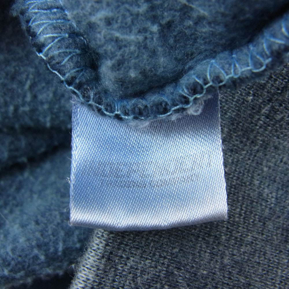 TENDERLOIN テンダーロイン 19AW  SWEAT ACID DLR アシッド クルーネック スウェット トレーナー インディゴブルー系 M【中古】
