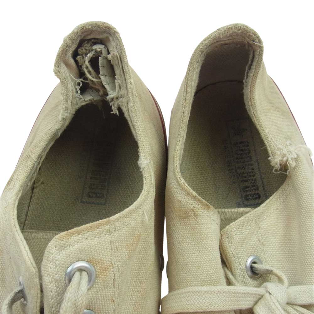 CONVERSE コンバース 70s vintage ヴィンテージ オリジナル チャックテイラー ローカット スニーカー オフホワイト系 12【中古】
