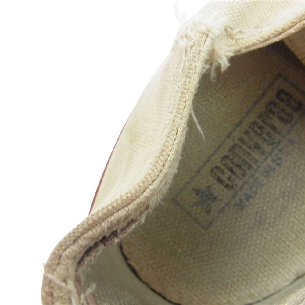 CONVERSE コンバース 70s vintage ヴィンテージ オリジナル チャックテイラー ローカット スニーカー オフホワイト系 12【中古】