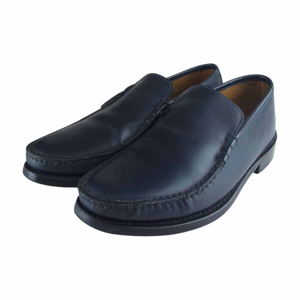 フローシャイム × BEAMS ビームス ネイビー コブラヴァンプ  シューズ ネイビー系 27cm【中古】