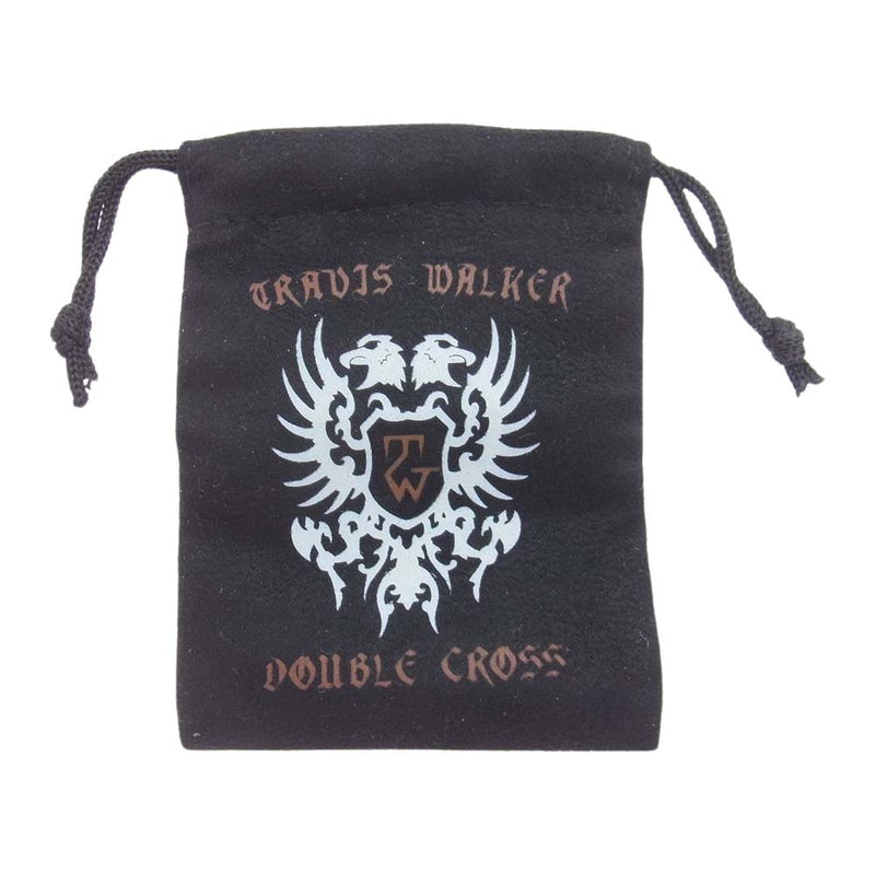 TRAVIS WALKER トラヴィスワーカー DOUBLE CROSS CHARM ダブルクロス チャーム ペンダントトップ シルバー系【中古】