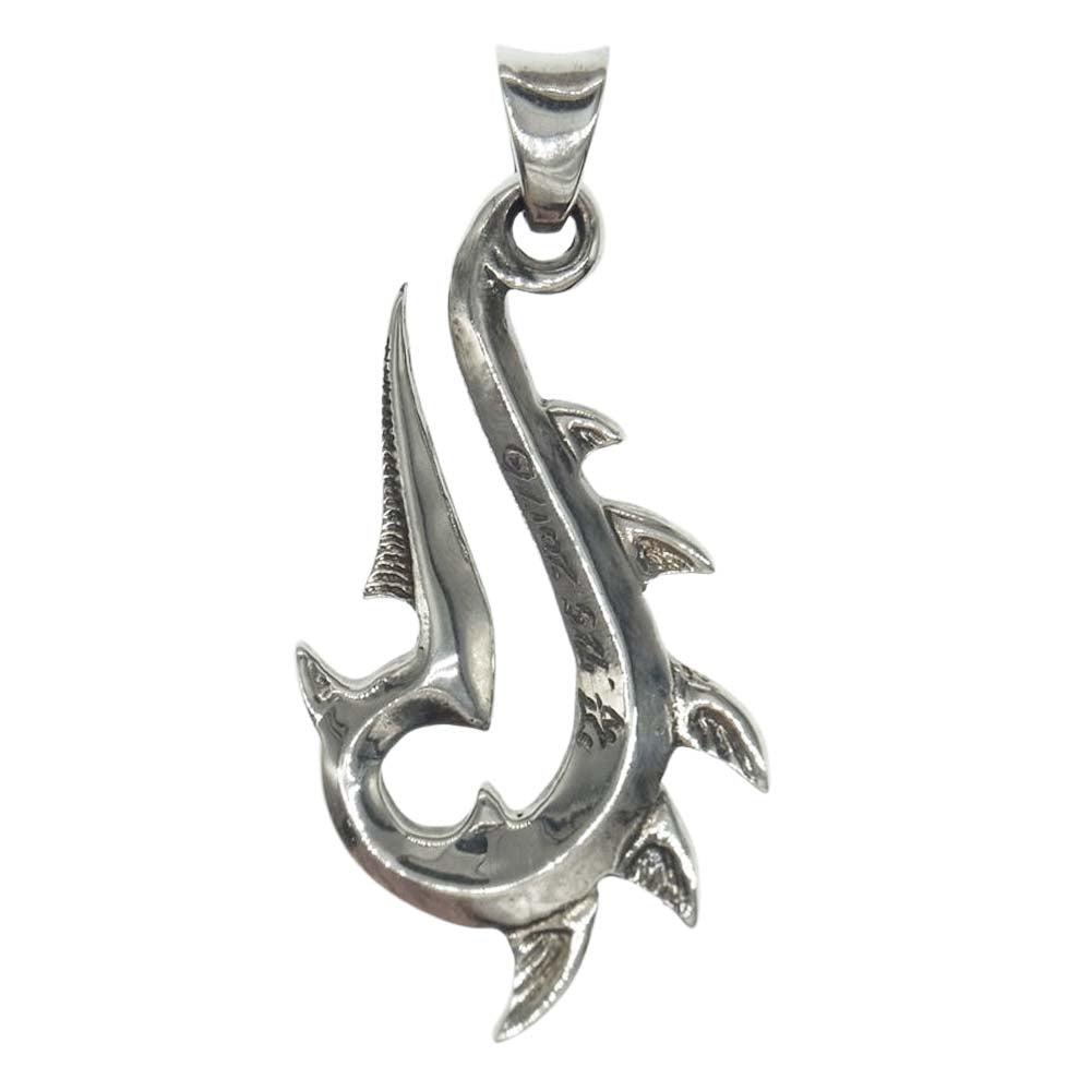 TRAVIS WALKER トラヴィスワーカー FISH HOOK CHARM フィッシュ フック ペンダントトップ シルバー系【中古】