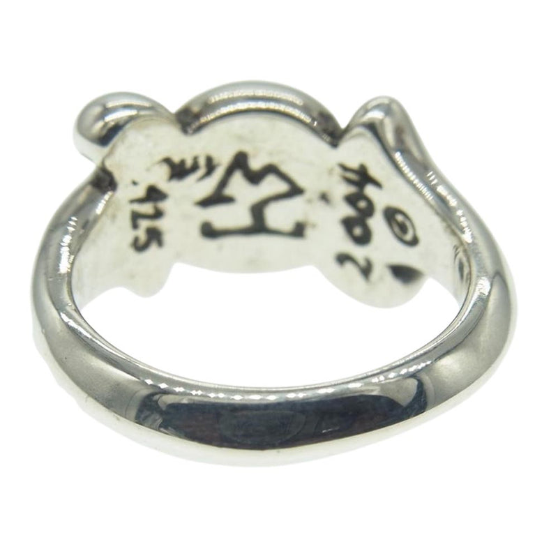 TRAVIS WALKER トラヴィスワーカー FANCY HEART RING ファンシー ハート リング シルバー系 9号【中古】