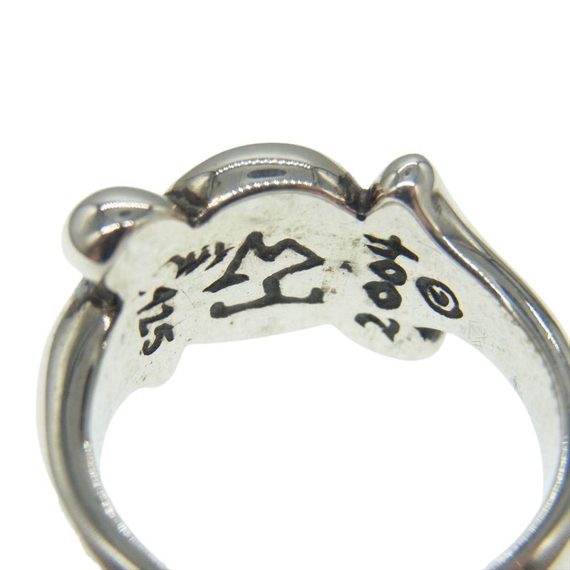 TRAVIS WALKER トラヴィスワーカー FANCY HEART RING ファンシー ハート リング シルバー系 9号【中古】